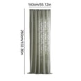 thumbnail image 3 of French Vintage Green Sheer Curtain with Embossed Floral Pattern, Rod Pocket Semi Transparent Window Panel for Living Room Bedroom, 3 of 6