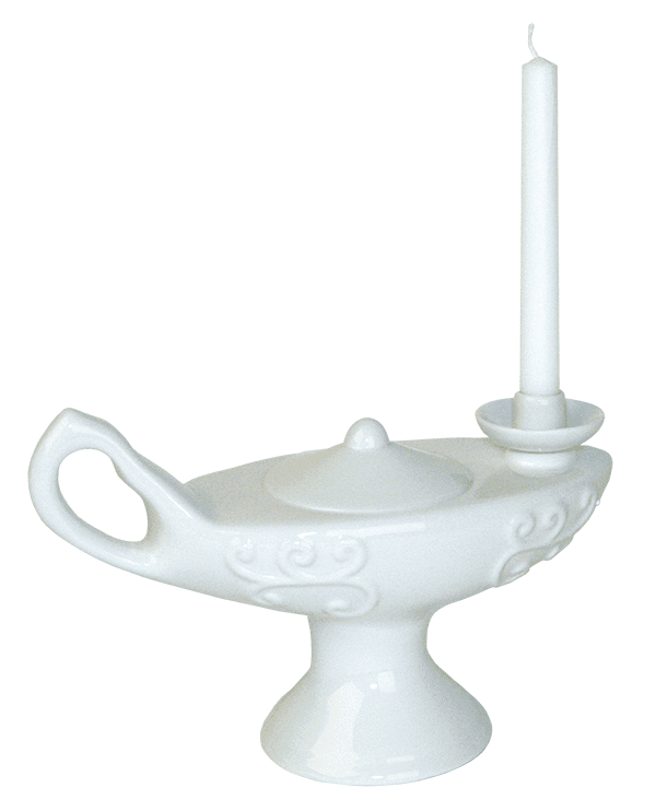 Traditional Nursing Graduation Lamp with Candle
