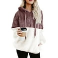 thumbnail image 2 of KISSMODA Sherpa Pullover Hoodies Sweatshirts for Women, 2 of 4