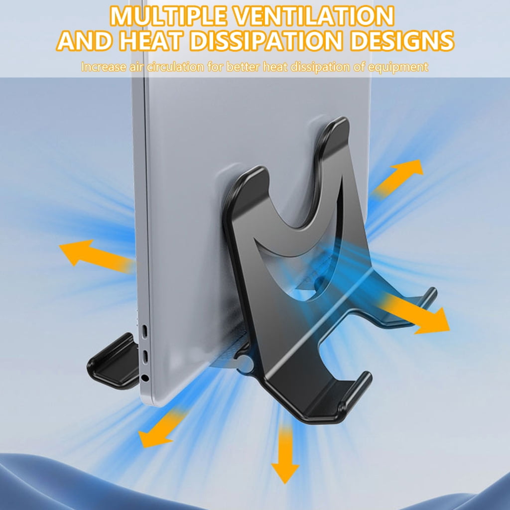 PatungKu Ergonomic Vertical Laptop Stand Comfort Angle Reduce Neck Strain for Students