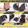 thumbnail image 4 of Boot Heel Replacement 1 Pair Anti Slip Shoe Grips Shoe Heel Repair Shoe Sole Protector Shoe Repair Kit Shoe Sole Repair Heel Repair Kit For Shoes Rubber Soles For Bottom Of Shoes For Rubber Front Sole, 4 of 5