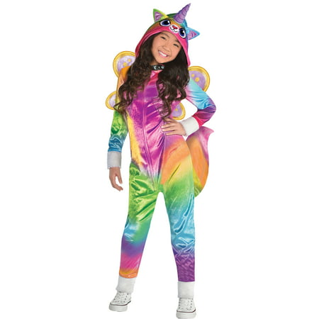 Suit Yourself Felicity Halloween Costume for Girls, Rainbow Kitty Unicorn, Includes