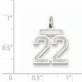 thumbnail image 2 of Collier Pendentif en Argent Sterling 925 Numéro 22 Charmes, 2 of 6