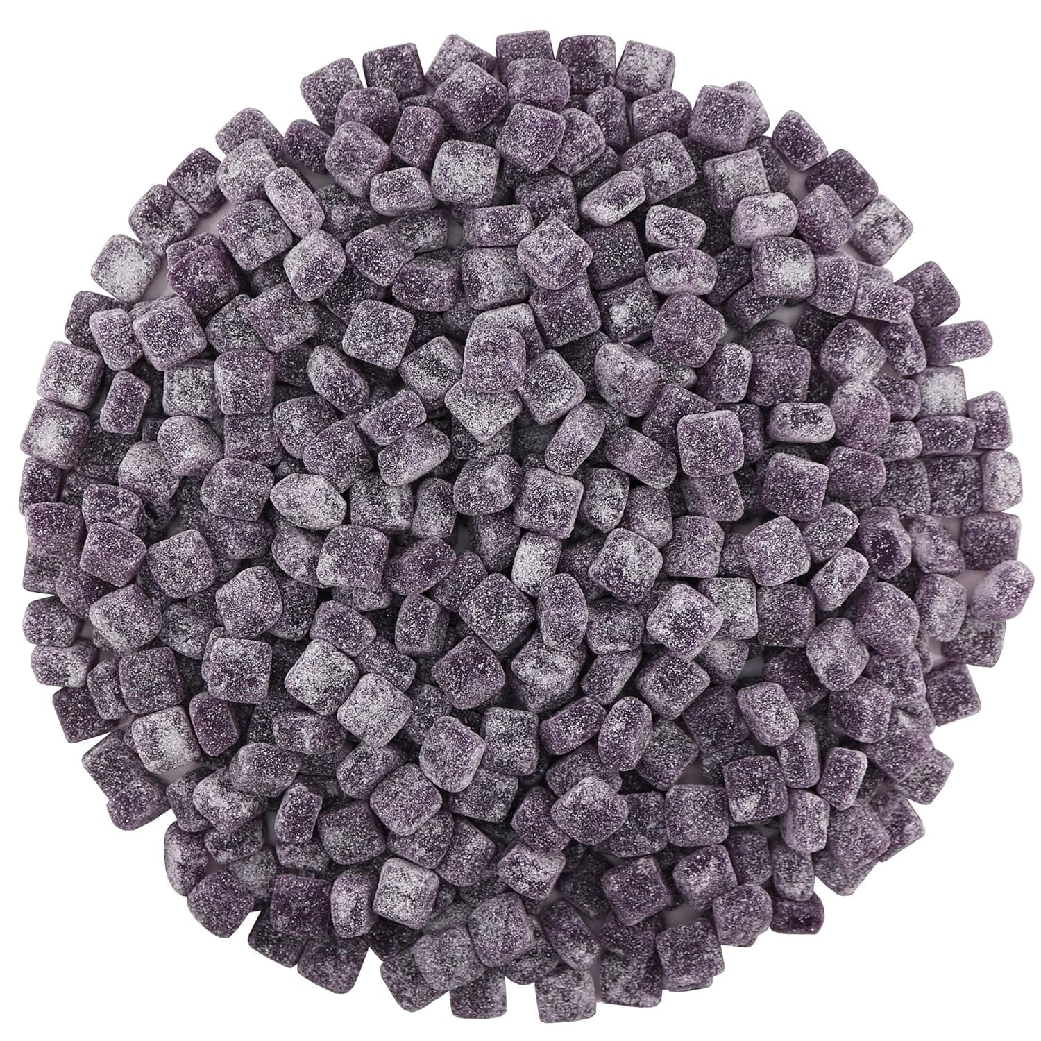 FirstChoiceCandy  Purple Grape Sour Chewy Cubes Candy (3 Pound, Grape)