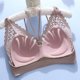 thumbnail image 3 of Gibobby Brasier deportivo para mujer Mujeres Sexy Full Lace Flower Ropa interior sin Sin espalda Cintura Abrigo Sujetador Busto envuelto(Rosa,Talla única), 3 of 4