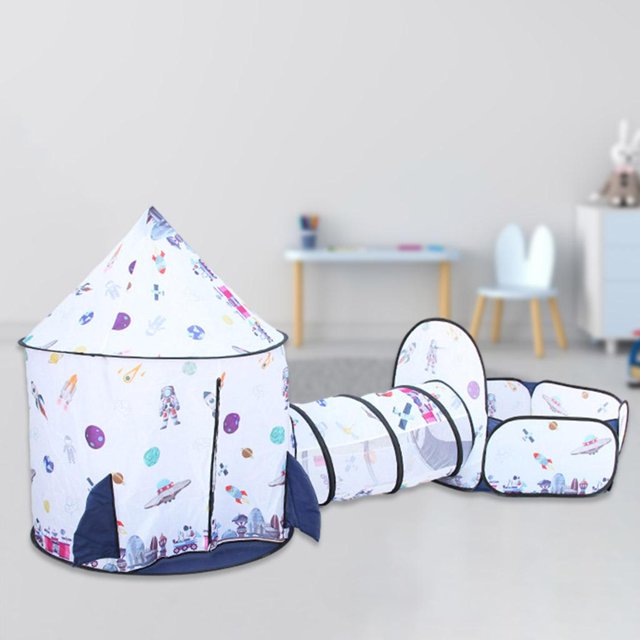 Tienda de campaña plegable perfke Casa de juguete para interiores y exterior 3 piezas
