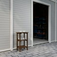 thumbnail image 2 of Wildridge Classic 3-Shelf Side Table, Tudor Brown - Outdoor Weather Resistant Recycled Plastic Furniture for Patio, 2 of 4