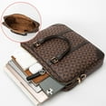 thumbnail image 5 of Designer Laptop Briefcase,Unisex Fashion Hand Bag with Geometric Pattern,Fits 15.6inch Laptop Business Messenger Bag with Shoulder Strap, 5 of 7