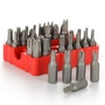 thumbnail image 2 of 33pcs Tamper Proof Security Screw Driver Bit SET Hole Torx Hex with Holder SR1G, 2 of 20