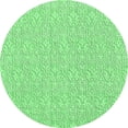 thumbnail image 1 of Ahgly Company Indoor Round Solid Emerald Green Modern Area Rugs, 6' Round, 1 of 4
