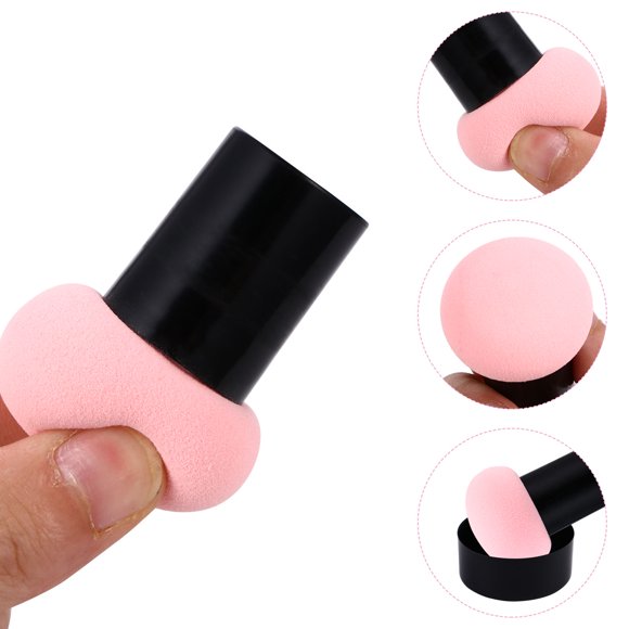 CRAFTHROU 5Ud Esponjas De Polvo Para Maquillaje Hongo Material Premium Uso