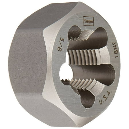 7254 Irwin Die 5/8-18 Hrt Hanson, Made of shock-resistant and heat treated S2 steel for maximum strength and hardness By American Tool Ship from
