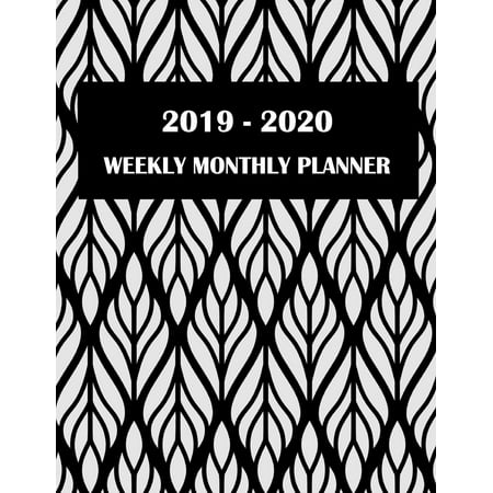 2019-2020 Weekly Monthly Planner : Two Year Academic 2019-2020 Calendar Book, Weekly/Monthly/Yearly Calendar Journal, Large 8.5 X 11 Daily Journal Planner, 24 Months Calendar, Agenda Planner, Calendar Schedule Organizer Journal (Best Agendas For College)