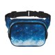 thumbnail image 1 of Disketp Blue Glitter Sparkles Riñonera de Doble Capa, Bolsa de Cintura Ajustable para Viajes, Correr y Senderismo, Riñonera Ligera para Hombre y Mujer, 1 of 9