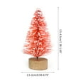 thumbnail image 5 of YIEMEEN Artificial White Snow Pine Tree Adornment 12pcs Home Bedroom Living Room Decor, 5 of 20