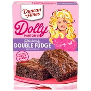 Duncan Hines Dolly Parton's Fabulously Double Fudge Brownie Mix, 17.6 oz
