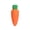 Orange, variant on Vegetable Shaped Soft Rubber Erasers Pumpkin Carrot Eggplant Corn Cartoon Pencil Eraser Clean Wipe Stationery Gifts For Students Classroom Office Home Daily Use Green