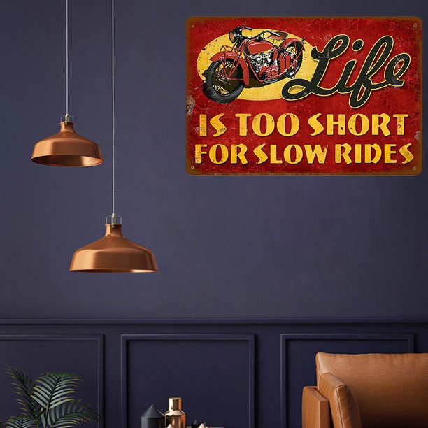 Carta Vintage Metal Sign Placa Retro Cartel Garaje Pared Pintura Decorativa Likrtyny Arte Deco