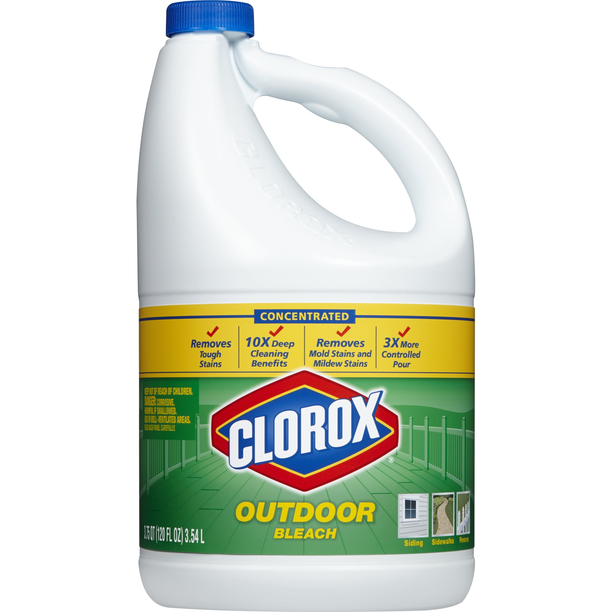 Clorox Concentrated Outdoor Bleach For Cleaning 120 Ounces Clorox Concentrated Outdoor Bleach For Cleaning 120 Ounces Com