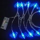thumbnail image 3 of EeaseMX Guirnalda de 10 luces LED con forma de murciélago, decorativas para fiestas, interiores y exteriores (azul), 3 of 4