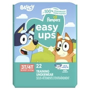 Pampers Easy Ups Bluey Potty Training Pants Boys Size 3T-4T, 22 Count (Select for More Options)