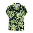 thumbnail image 4 of Mens Hawaiian Shirt Short Sleeve Button Down Shirts Tropical Floral Summer Beach Shirts,S-3XL, 4 of 7