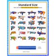 thumbnail image 4 of 50-Dart Bullets Refill Pack for Nerf N-Strike Elite 2.0 Series - Compatible with All Elite Blasters Blue, 4 of 4