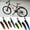 Black, variant on Mountain Bike Bicycle Tire Front&Rear Mud Cycling Guards Mudguard Fenders Set