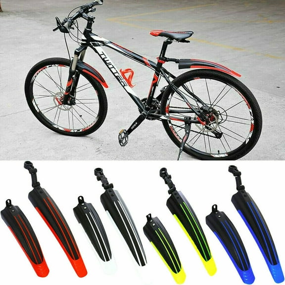 Mountain Bike Bicycle Tire Front&Rear Mud Cycling Guards Mudguard Fenders Set