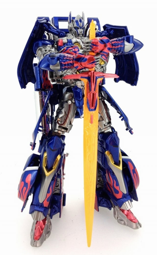 Takara Tomy TRANSFORMERS AOE AD31 EX Black Knight Optimus Prime Action Figure 