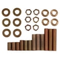 thumbnail image 2 of Creative Hobbies ELYPACK - 28 Piece Lamp Repair Hardware Assortment Pack, Includes Pipe Nipples, Washers, Lock Nuts, 2 of 3