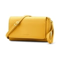 thumbnail image 1 of Peacocktion Cartera Para Mujer Monedero Tarjetero Con Rfid Gran Capacidad Bolso Bandolera Embrague 2 Correas Amarillo, 1 of 5