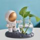thumbnail image 5 of Gwong Decoración hogareña Adorno de astronauta de cristal tridimensional multifuncional de jarrón tridimensional con maceta transparente de flores hidróponas para escritorio Gwong 21084764, 5 of 6