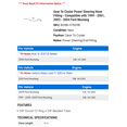 thumbnail image 2 of Gear To Cooler Power Steering Hose Fitting - Compatible with 1999 - 2001, 2003 - 2004 Ford Mustang 2000, 2 of 2