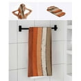 thumbnail image 7 of Burnt Orange Brown Bath Towels for Bathroom Set,Luxury Microfiber Towels Gifts for Women,Quick Dry Beach Kitchen Hand Hair Face Towel and Dish Washcloth,Farmhouse Vintage Wooden Yoga Towels+Set, 7 of 7