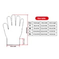 thumbnail image 3 of HPPE Cocina Jardinería Guantes protectores de manos Guantes de trabajo para picar carne de carnicero Manoplas 2 pares Speravity HA5352-01*2, 3 of 7