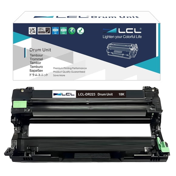 LCL Compatible Drum Unit Replacement for Brother DR-223 DR223 DR223CL DR-223CL for Black or Cyan or Magenta or Yellow (1-PK)for HL-L3210CW HL-L3230CD