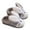 Gray, variant on Winter & Autumn Cartoon Bunny Warm Plush Slippers for Junior, Non-slip Soft Sole House Shoes for Boys & Girls