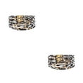 thumbnail image 4 of Pulseras multicapas de cuero multicolor estampado de leopardo Minnieouse para hombres y mujeres, 4 of 6