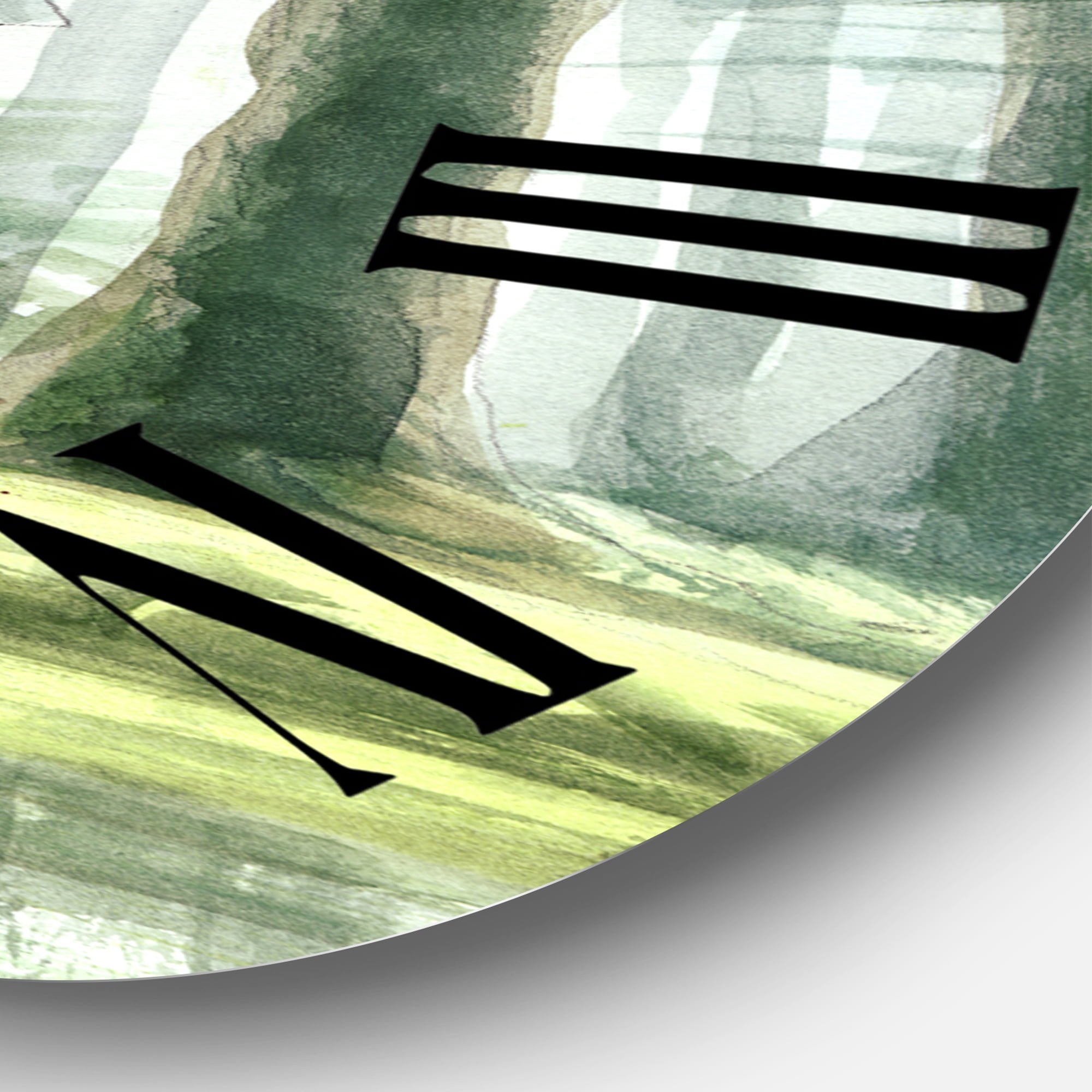Designart 1 in Quartz Wall Clock