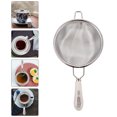 thumbnail image 5 of Tea Strainer Mesh Loose Filter Infuser Fine Steeper Stainless Strainers Steel Leaf Sifter Sieve Handle Baking Flour, 5 of 9