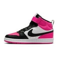 thumbnail image 2 of Nike Court Borough Mid 2 Little Kids' Shoes Color: Pale Ivory Sail Size: 13, 2 of 4