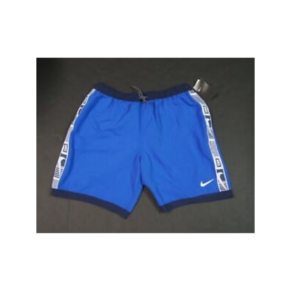 NIKE Mens Blue Lined Swim Trunks XXL