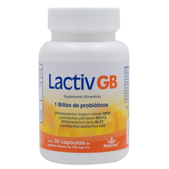 LACTIV GB C/30 CÁPS DE GELATINA BLANDA DE 750MG C/U