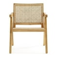 thumbnail image 3 of Manhattan Comfort Hamlet Solid Ash Wood Accent Chair in Natural, 3 of 5