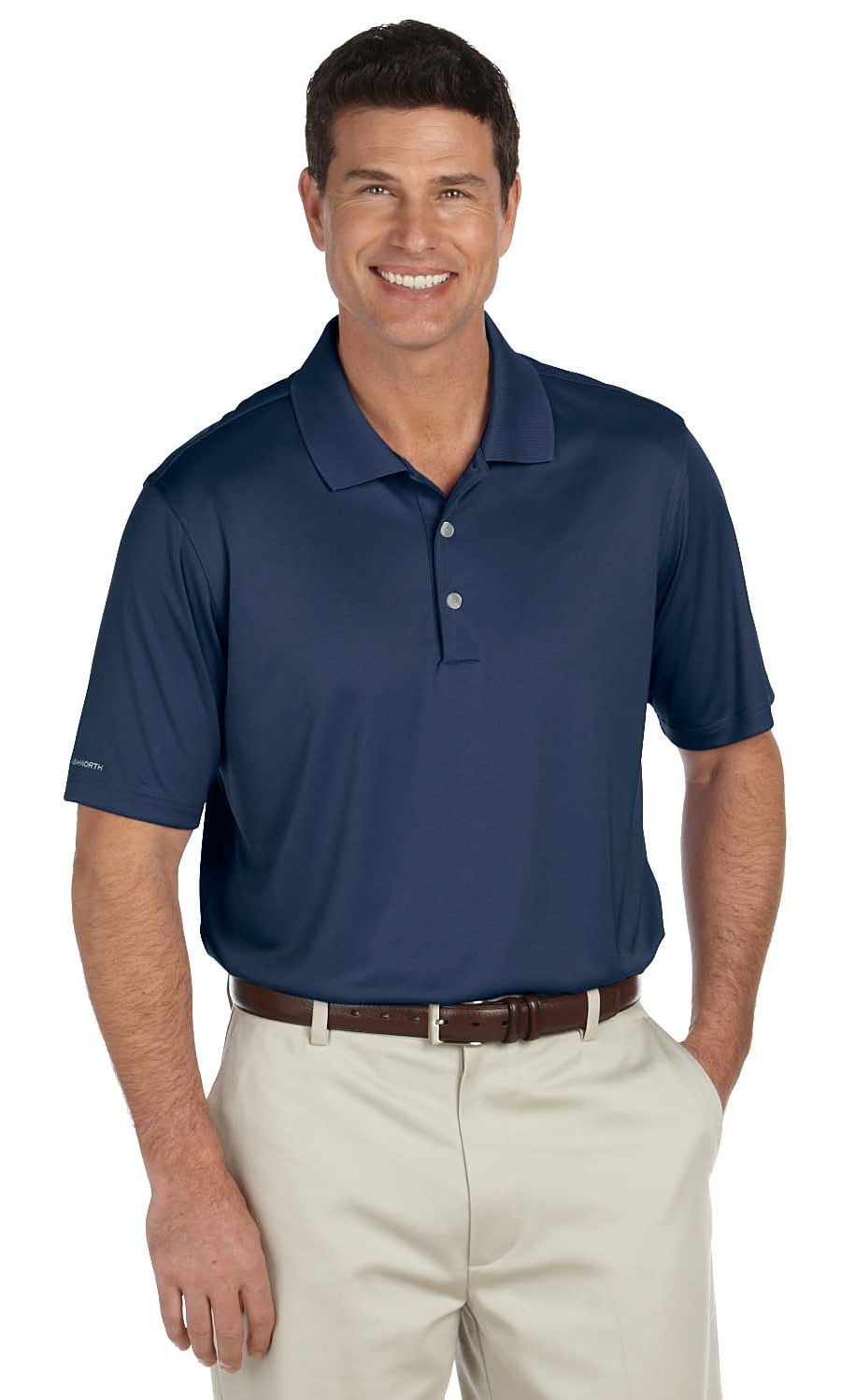 Ashworth Golf Shirt Men's Performance Interlock Solid Polo - Walmart ...