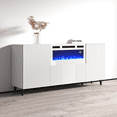 thumbnail image 2 of Pafos WH-EF Electric Fireplace 71" Sideboard, 2 of 6