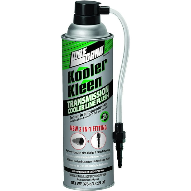 Lubegard Kooler Kleen Transmission Cooler Flush with 2in1 Fitting (13