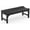 Black, variant on VINGLI Outdoor Bench Garden Bench HDPE Porch Bench, All-Weather Patio Bench, Poly Lumber Oversized Park Bench 800 lbs Weight Capacity