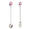 thumbnail image 1 of Shisuyan Coffee Mixing Spoons Silver Stainless Steel 2Pcs 6.4x0.8in, 1 of 8